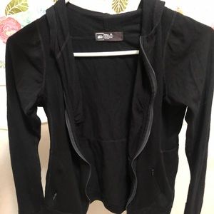 Black REI Wool Zip-up